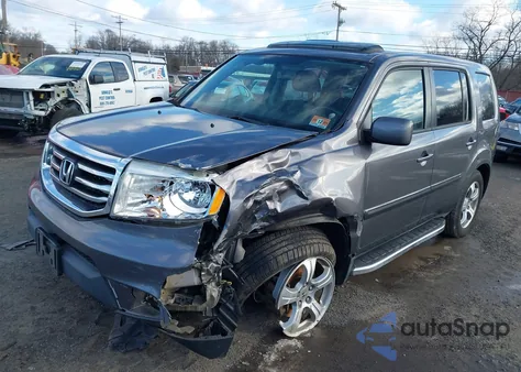 2014 Honda Pilot Ex-L из США, поврежденный, VIN 5FNYF4H56EB012817